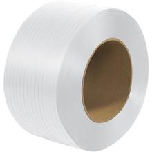 1/2" x 9900' - 9 x 8" Core Machine Grade Polypropylene Strapping - Embossed