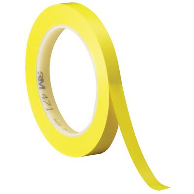 View larger image of 1/4" x 36 yds. Yellow 3M Vinyl Tape 471