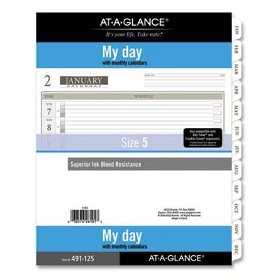 View larger image of 1-Page-Per-Day Planner Refills, 11 x 8.5, White Sheets, 12-Month (Jan to Dec): 2023