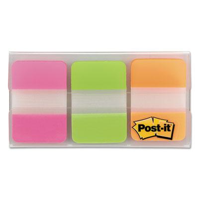 View larger image of 1" Plain Solid Color Tabs, 1/5-Cut, Assorted Bright Colors, 1" Wide, 66/Pack