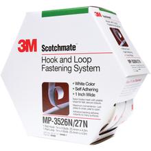 1" x 15' White 3M™ MP3526N/MP3527N Scotchmate™ Combo Pack Fasteners