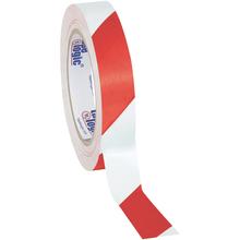 1" x 36 yds. Red/White (3 Pack) Tape Logic® Striped Vinyl Safety Tape