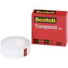 1" x 72 yds. (12 Pack) Scotch® Transparent Tape 600