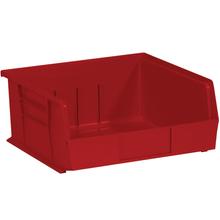 10 7/8 x 11 x 5" Red Plastic Stack & Hang Bin Boxes