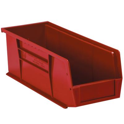 View larger image of 10 7/8 x 4 1/8 x 4" Red Plastic Stack & Hang Bin Boxes