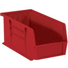 10 7/8 x 5 1/2 x 5" Red Plastic Stack & Hang Bin Boxes