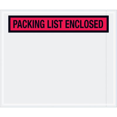View larger image of 10 X 12" Red "Packing List Enclosed" Envelopes