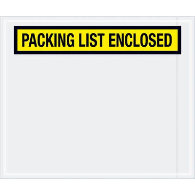 View larger image of 10 X 12" Yellow "Packing List Enclosed" Envelopes