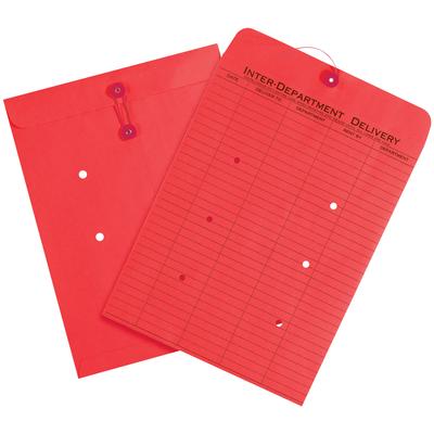 View larger image of 10 x 13" Red Inter-Department Envelopes