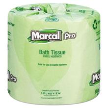 100% Recycled Bathroom Tissue, Septic Safe, 2-Ply, White, 242 Sheets/Roll, 48 Rolls/Carton