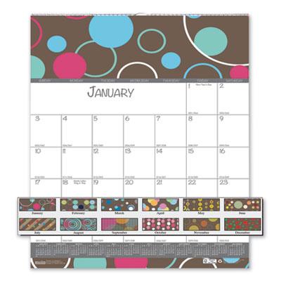 View larger image of Recycled Bubbleluxe Wall Calendar, Bubbleluxe Artwork, 12 x 12, White/Multicolor Sheets, 12-Month (Jan to Dec): 2024