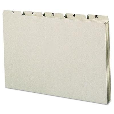 View larger image of 100% Recycled Daily Top Tab File Guide Set, 1/5-Cut Top Tab, 1 to 31, 8.5 x 14, Green, 31/Set