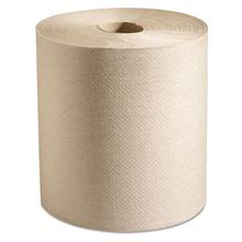 100% Recycled Hardwound Roll Paper Towels, 1-Ply, 7.88" x 800 ft, Natural, 6 Rolls/Carton