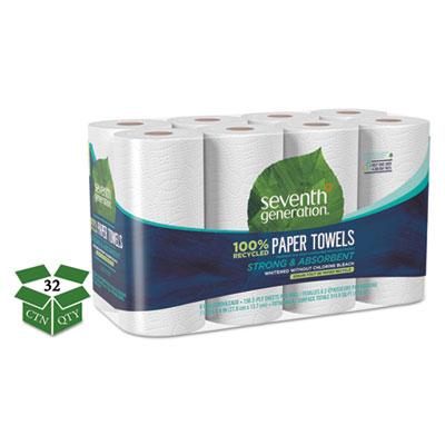 View larger image of 100% Recycled Paper Towel Rolls, 2-Ply, 11 x 5.4 Sheets, 156 Sheets/RL, 32RL/CT