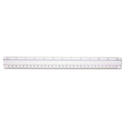 View larger image of 12" Magnifying Ruler, Plastic, Clear