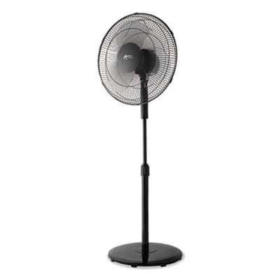 View larger image of 16" 3-Speed Oscillating Pedestal Stand Fan, Metal, Plastic, Black