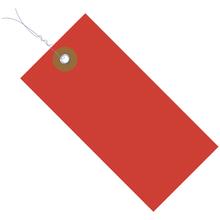 2 3/4 x 1 3/8" Red Tyvek® Pre-Wired Shipping Tag