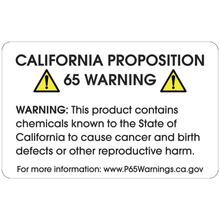 2 3/8 x 1 1/2" - Full Generic Warning Prop 65 Labels