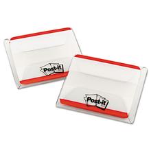 Lined Tabs, 1/5-Cut, Red, 2" Wide, 50/Pack
