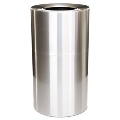 View larger image of Atrium Aluminum Container with Liner, 35 gal, Aluminum, Satin Aluminum