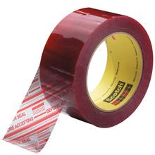 2" x 110 yds. Clear (6 Pack) 3M Security Message Box Sealing Tape 3779