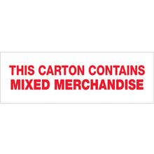 2" x 110 yds. - "Mixed Merchandise" Tape Logic® Messaged Carton Sealing Tape