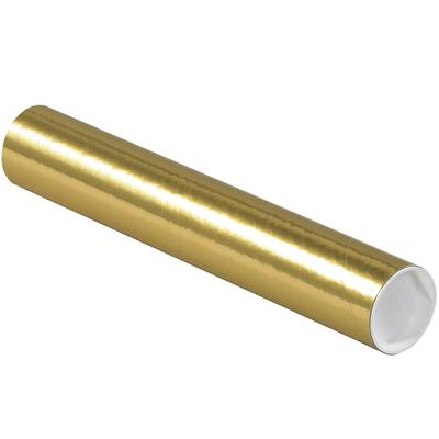 View larger image of 2 x 12" Gold Tubes with Caps