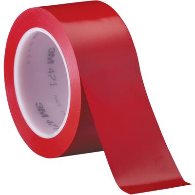 View larger image of 2" x 36 yds. Red 3M Vinyl Tape 471