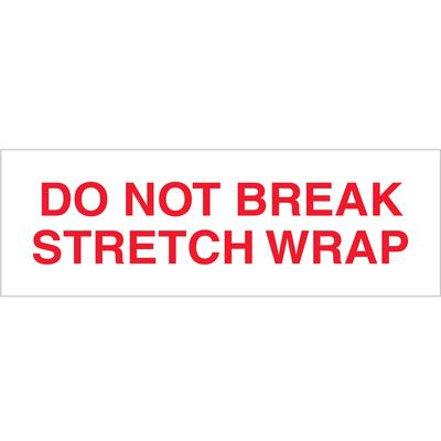 View larger image of 2" x 55 yds. - "Do Not Break Stretch Wrap" (18 Pack) Tape Logic® Messaged Carton Sealing Tape