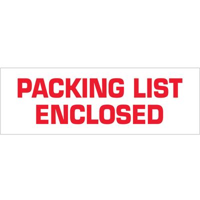 View larger image of 2" x 55 yds. - "Packing List Enclosed" Tape Logic® Messaged Carton Sealing Tape
