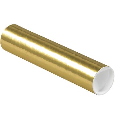 View larger image of 2 x 9" Gold Tubes with Caps