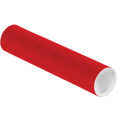 View larger image of 2 x 9" Red Tubes with Caps