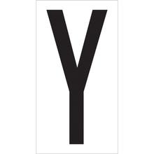 3 1/2" "Y" Vinyl Warehouse Letter Labels