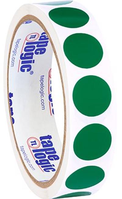 View larger image of 3/4" Green Inventory Circle Labels