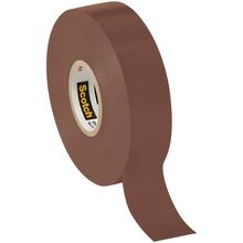 3/4" x 66' Brown (10 Pack) Scotch® Vinyl Color Coding Electrical Tape 35