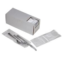 3.75 x 10 Clear Silverware Bags in Dispenser box  0.65 mil,2000/Case