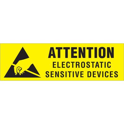 View larger image of 3/8 x 1 1/4" - "Electrostatic Sensitive Devices" Labels