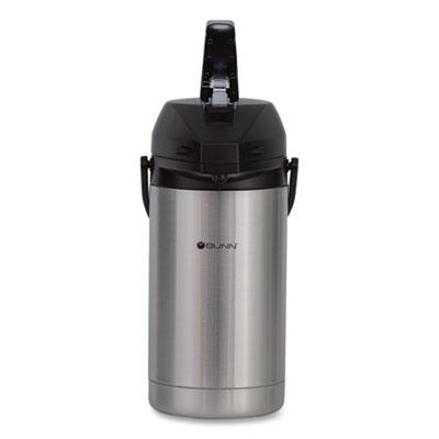 View larger image of 3 Liter Lever Action Airpot, Stainless Steel/Black