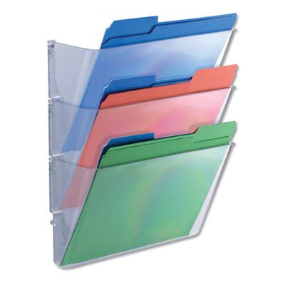 View larger image of 3 Pocket Wall File Starter Set, Letter, Clear