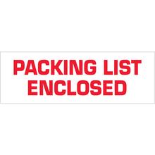 3" x 110 yds. - "Packing List Enclosed" (6 Pack) Tape Logic® Messaged Carton Sealing Tape