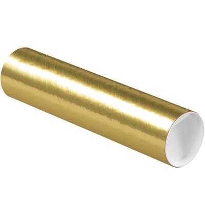 View larger image of 3 x 12" Gold Tubes with Caps
