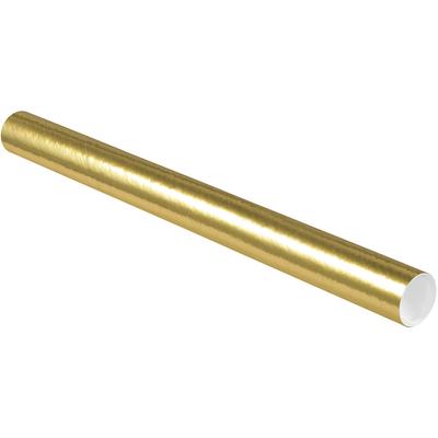 View larger image of 3 x 36" Gold Tubes with Caps