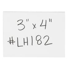 3 x 4" White Warehouse Labels - Magnetic Strips