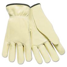 3211INS MCR Safety Select Grade, Cowhide Drivers Gloves, Small, Leather, Beige