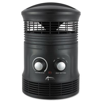 View larger image of 360 Deg Circular Fan Forced Heater, 750 W, 8 x 8 x 12, Black