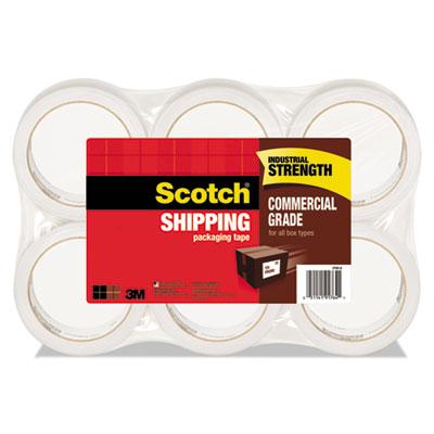 View larger image of 3750 Commercial Grade Packaging Tape, 3" Core, 1.88" x 54.6 yds, Clear, 6/Pack