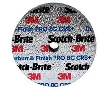 Scotch-Brite™ Deburr and Finish Pro Unitized Wheel, DP-UW, 8C Coarse+, 3 in x 1/4 in x 1/4 in, 40 ea/Case
