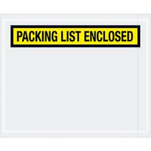 4 1/2 x 5 1/2" Yellow "Packing List Enclosed" Envelopes