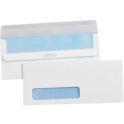 View larger image of 4 1/8 x 9 1/2" - #10 Window Redi-Seal Business Envelopes with Security Tint
