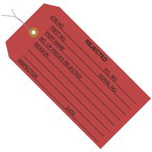 4 3/4 x 2 3/8" - "Rejected" Inspection Tags - Pre-Wired